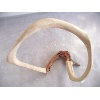 Ringskulptur - Gips und geschliffenes Fundholz
